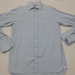 Thomas Pink Jermyn Street London Blue Shirt Large